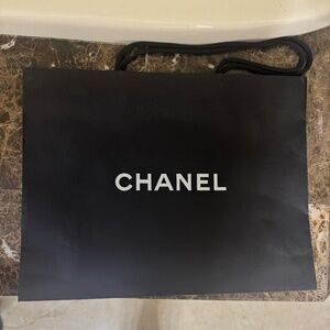 Authentic Chanel handbag paper bag